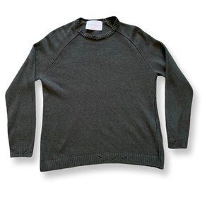 MINIMALIST PIERRE DARRE DISTRESSED PULLOVER SWEATER